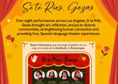 Newsletter Theatrical Journey 2024–2025 Si te Ríes, Gozas